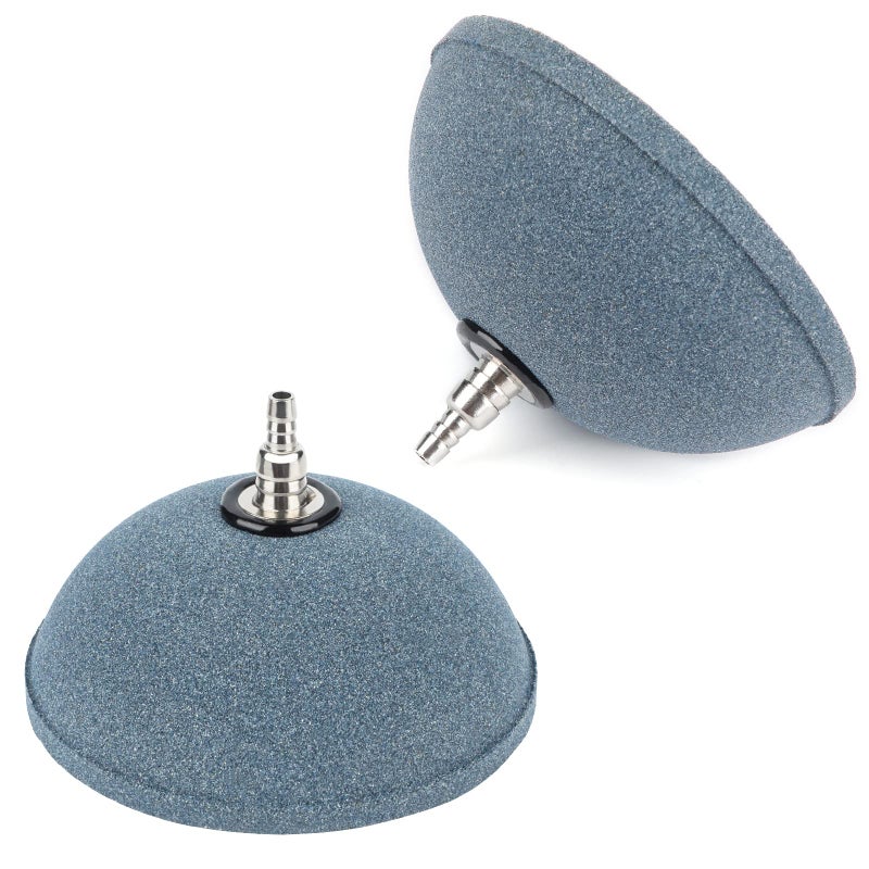 Pawfly Aquarium Air Stone 4 Inch Bread, Fish Tank Air Stone Oxygen Diffuser for Air Pump Fish Tank Bucket Pond and DWC Reservoir, 2 Pack - Image 1